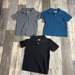 Lot of 3 Basic Editions, Boys Polo Shirt, 4/5
